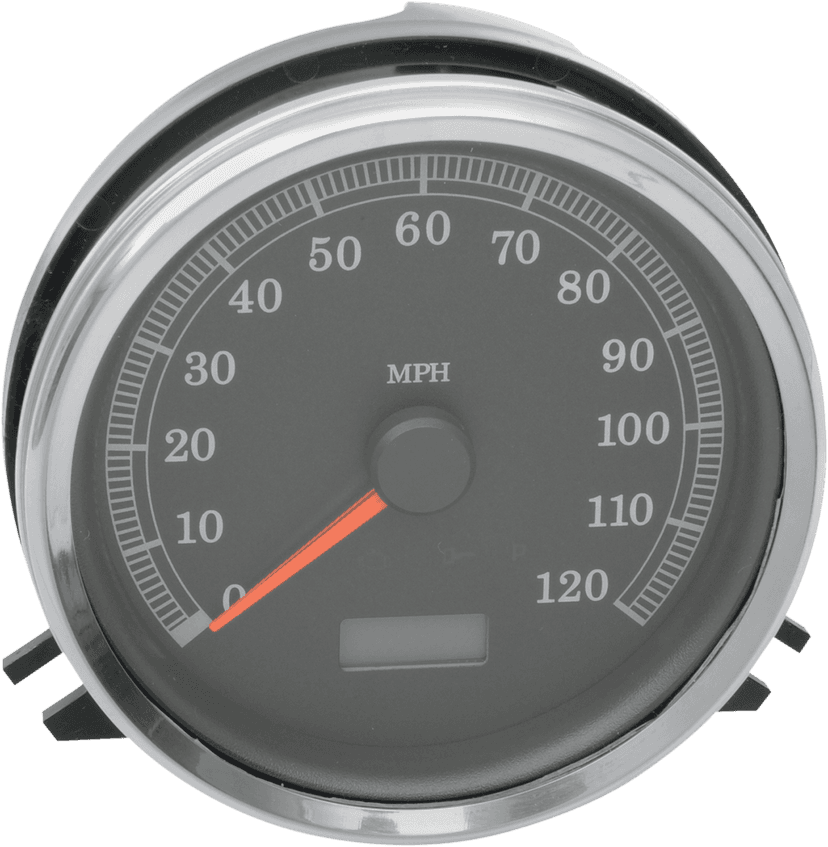 DRAG SPECIALTIES 2210-0104 Electronic MPH Speedometer - Black Face