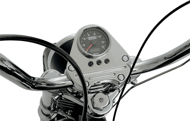 DRAG SPECIALTIES 2210-0174 Programmable Mini Electronic Speedometer with Odometer/Tripmeter - 2.4" - Polished — image 3 of 3