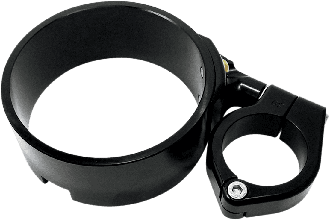 JOKER MACHINE 2210-0275 Speedometer Ring with Swivel Clamp - Black Anodized - For 39 mm Fork Tube