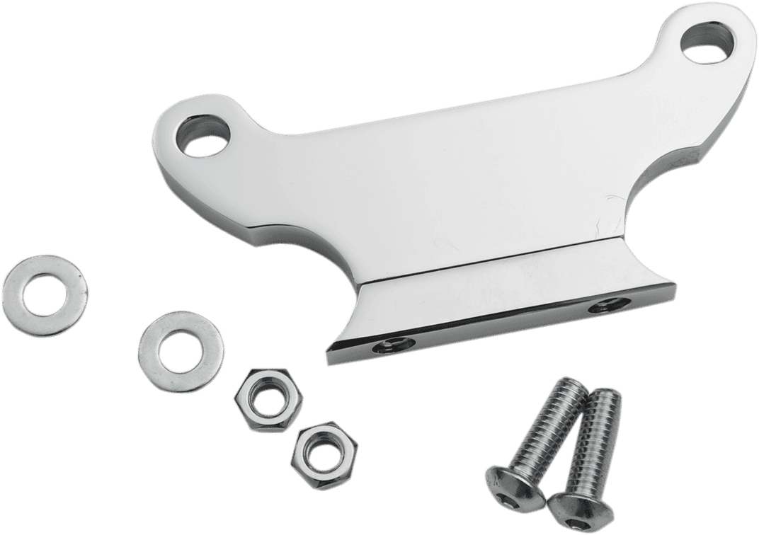 LA CHOPPERS 2210-0339 T-Bar Gauge Mount - Chrome - 1.25" Diameter