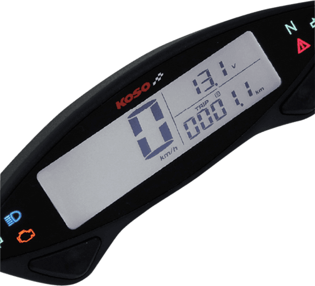 KOSO NORTH AMERICA 2210-0366 DB EX-02 Speedometer - 4.72" W x 0.91" H x 1.57" D — image 2 of 2