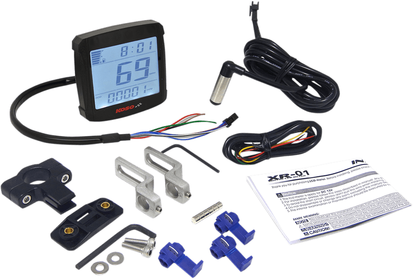KOSO NORTH AMERICA 2210-0411 XR-01 Speedometer - 2.94" L x 3.05" W x 0.94" D — image 3 of 3