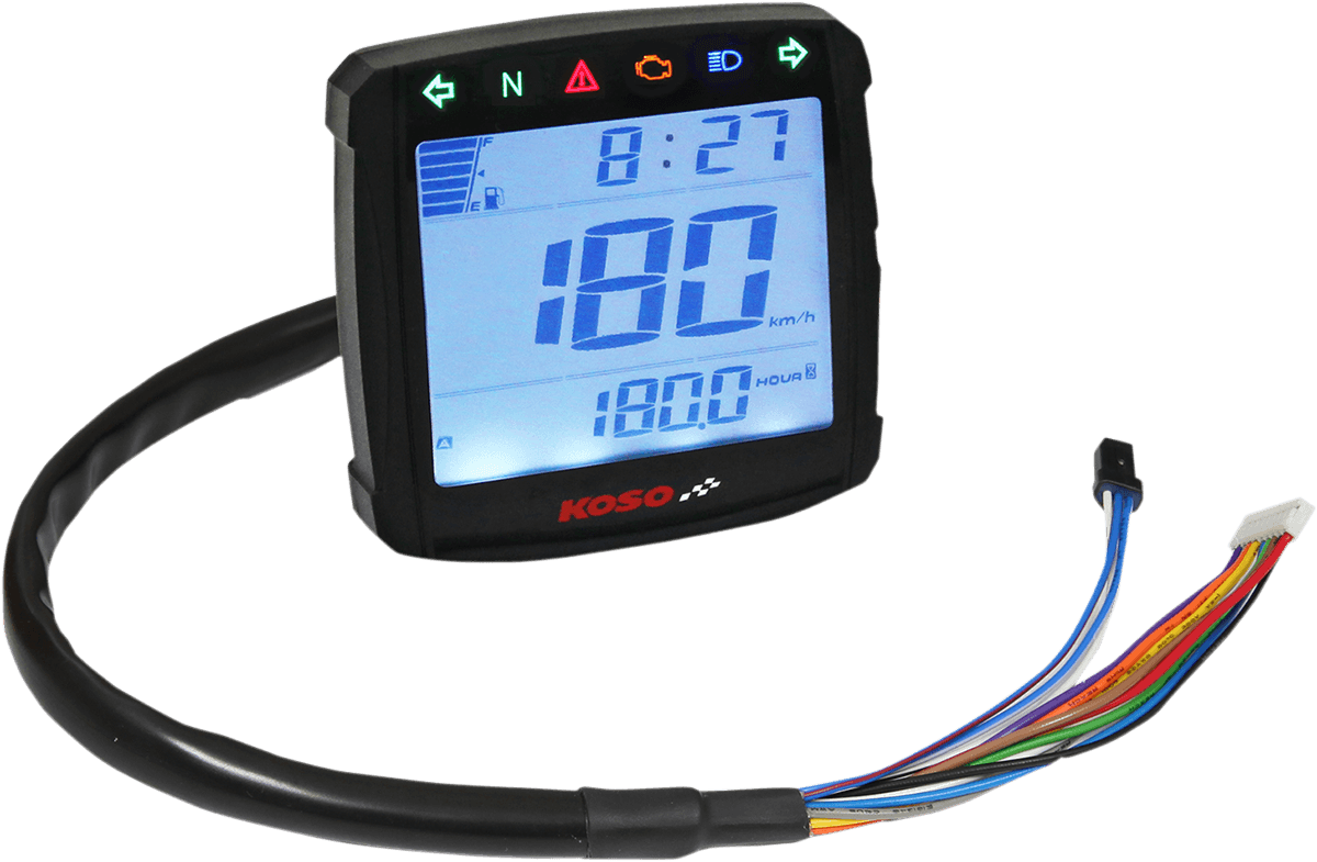KOSO NORTH AMERICA 2210-0412 XR-01S Speedometer - 2.94" L x 3.05" W x 0.94" D