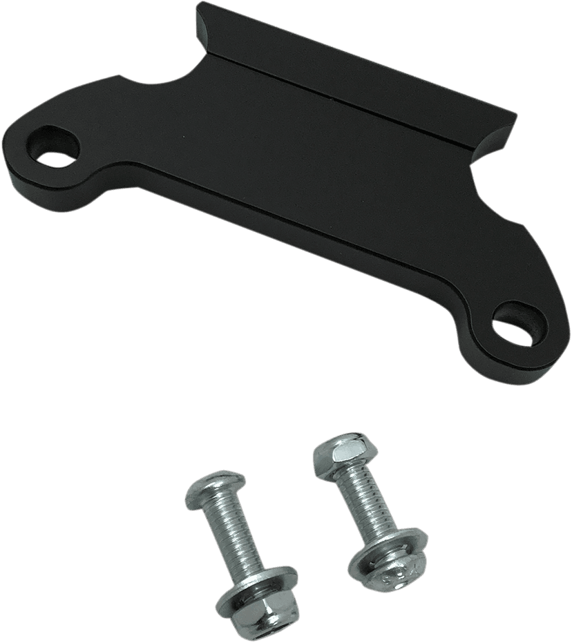 LA CHOPPERS 2210-0481 T-Bar Gauge Mount - Flat Black - 1.25" Diameter