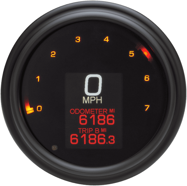 DAKOTA DIGITAL 2210-0509 Tank Speedometer - Black Bezel - 4.5" — image 1 of 5