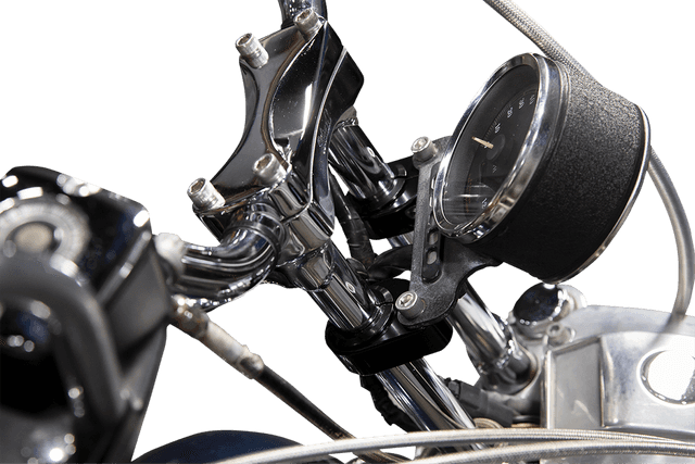 BILTWELL 2210-0520 O/S Speed Clamps - Black Electroplated - Straight — image 2 of 2