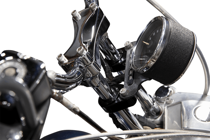 BILTWELL 2210-0520 O/S Speed Clamps - Black Electroplated - Straight — image 2 of 2