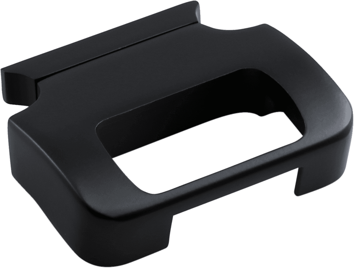 LA CHOPPERS 2210-0530 T-Bar Gauge Mount - Flat Black - For 1" Diameter Bars