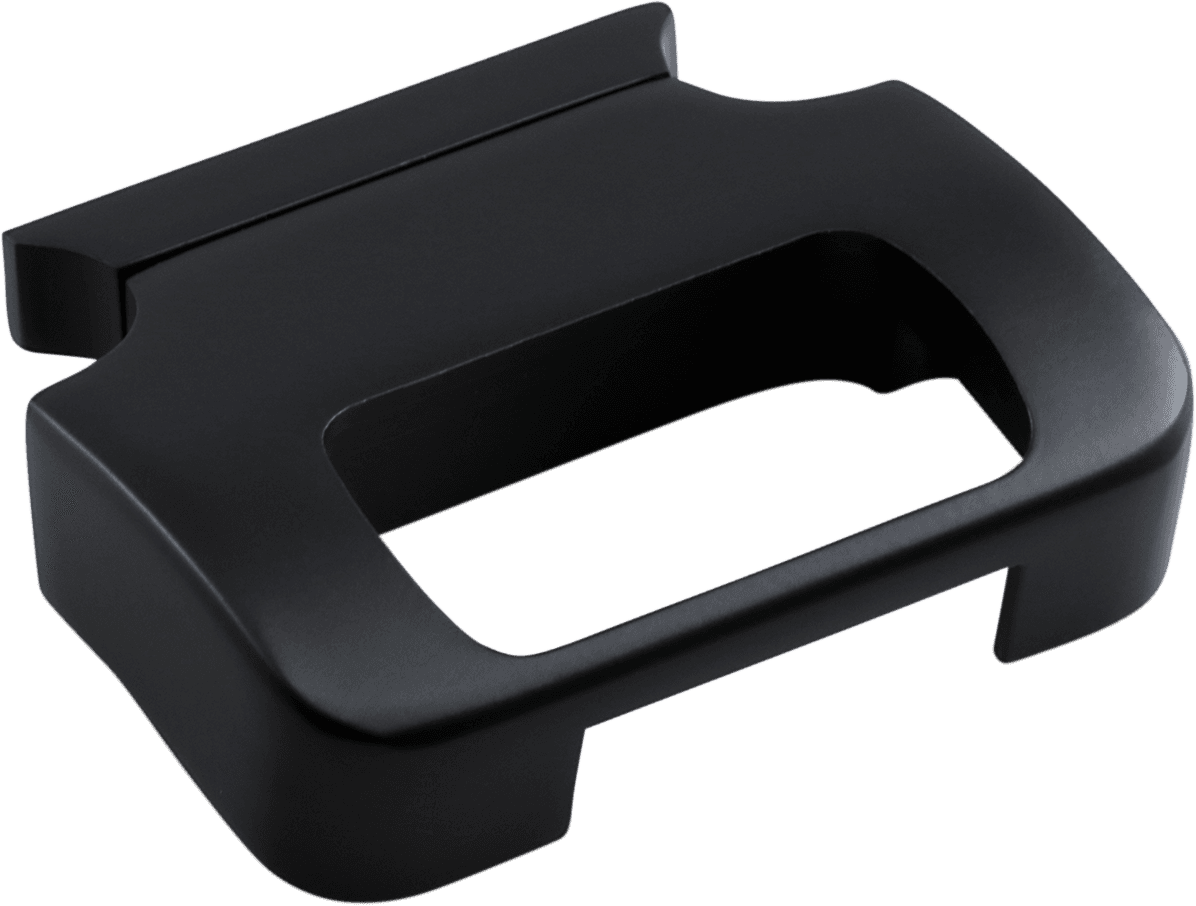 LA CHOPPERS 2210-0530 T-Bar Gauge Mount - Flat Black - For 1" Diameter Bars