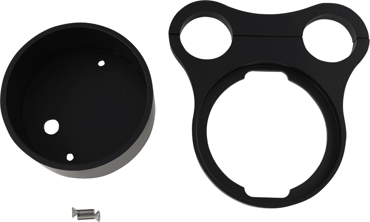 DRAG SPECIALTIES 2210-0562 1.5" T-Bar Gauge Mount - Gloss Black - For OEM Gauge