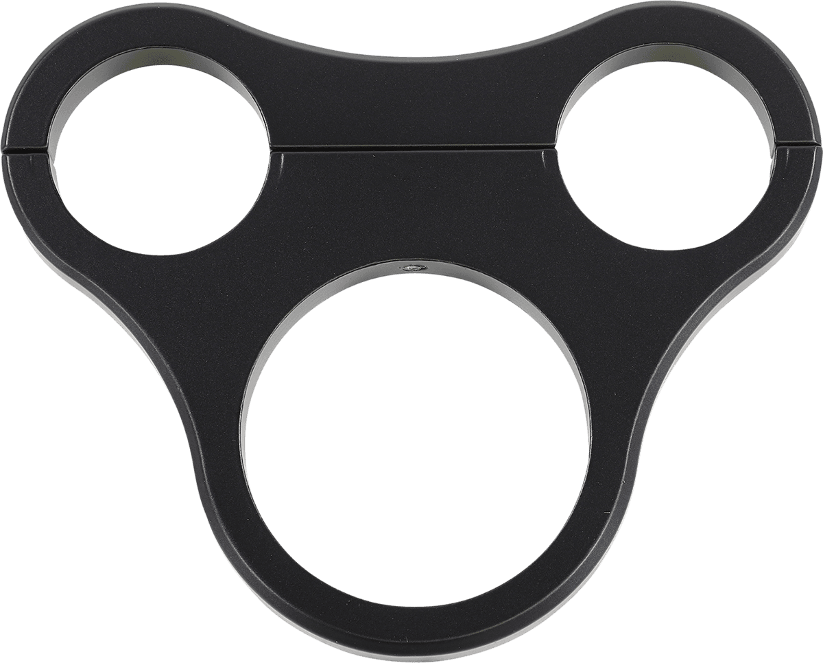 DRAG SPECIALTIES 2210-0566 1.5" T-Bar Gauge Mount - Flat Black - For Mini Gauge