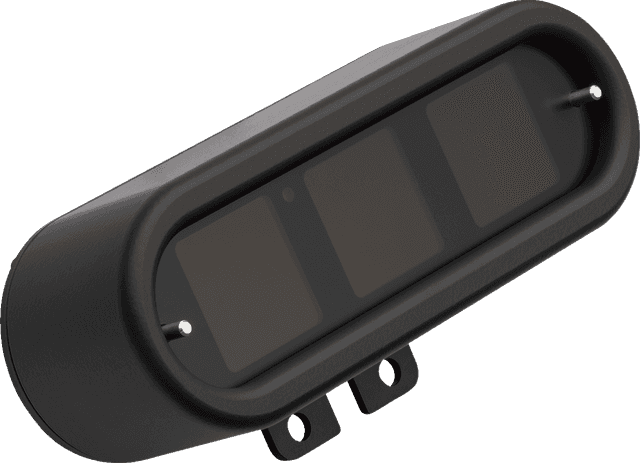 DAKOTA DIGITAL 2210-0599 Speedometer - Oval - Black — image 2 of 2