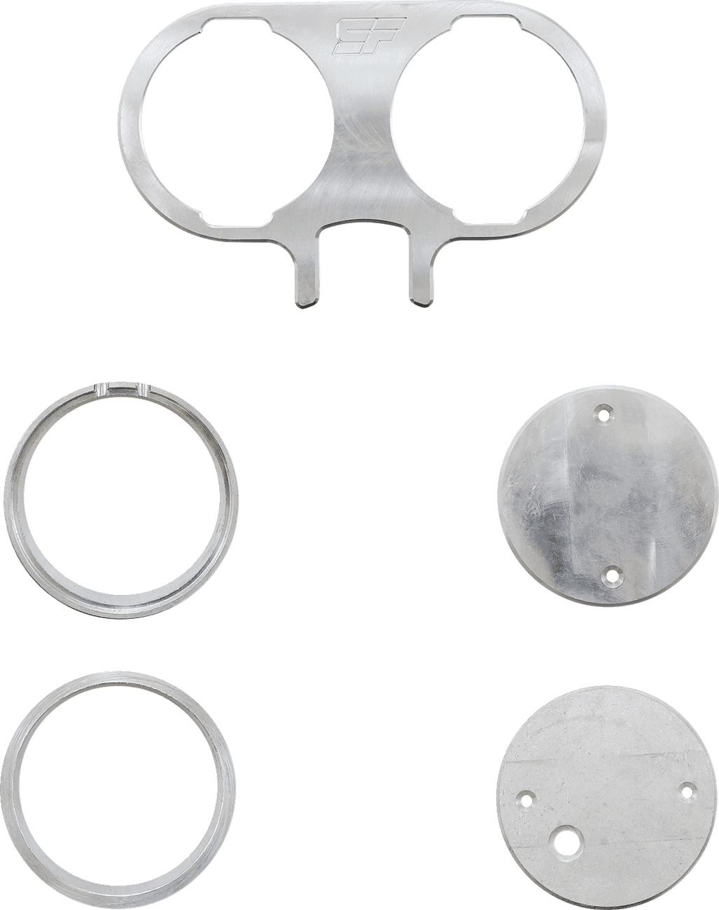SLYFOX 2210-0612 Gauge Mount - Dual - Unfinished - Dyna