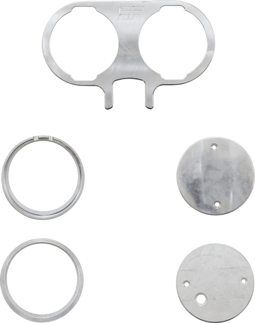 SLYFOX 2210-0612 Gauge Mount - Dual - Unfinished - Dyna — image 1 of 2