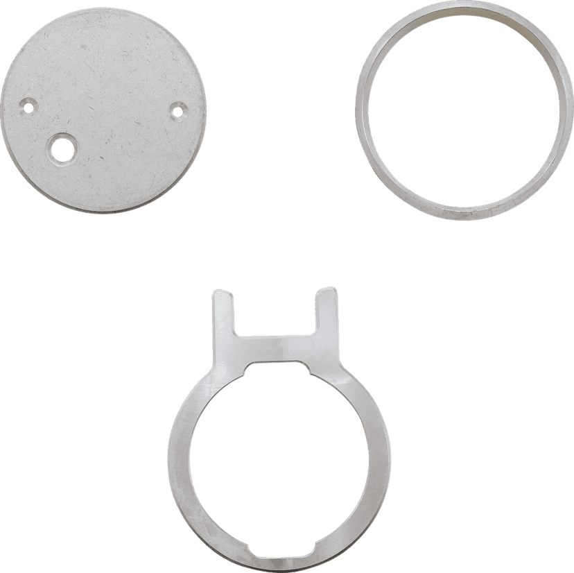 SLYFOX 2210-0614 Gauge Mount - Single - Unfinished - Dyna — image 1 of 2