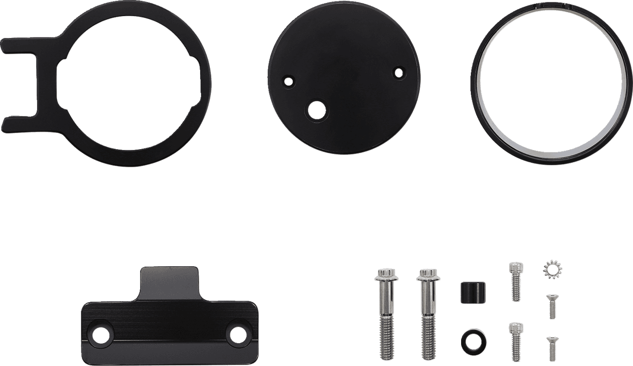 SLYFOX 2210-0615 Gauge Mount - Single - Black - Dyna