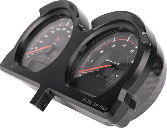 THRASHIN SUPPLY CO. 2210-0631 Gauge Relocation Kit - Front - Black — image 2 of 7