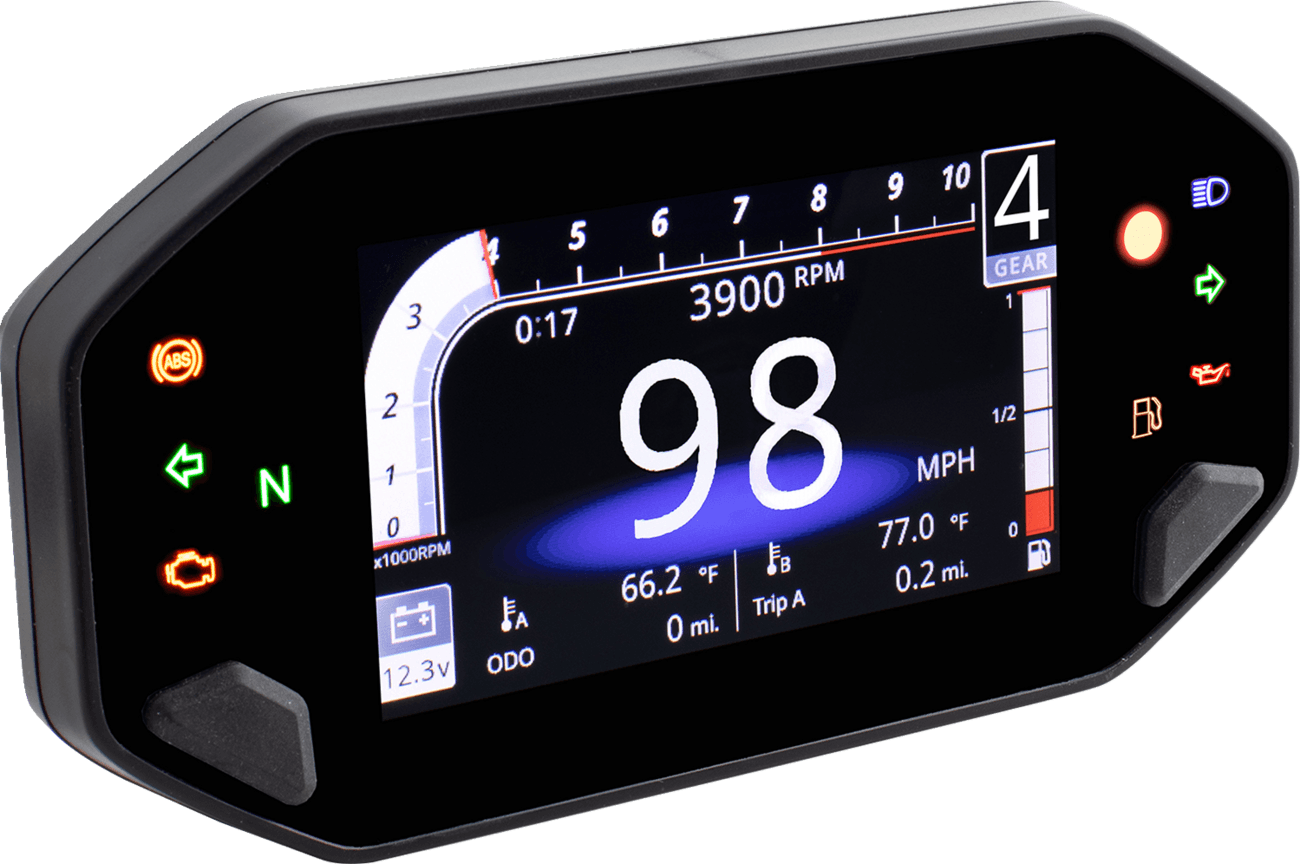 KOSO NORTH AMERICA 2210-0637 TFT Multifunction Meter - RX-4 - Universal