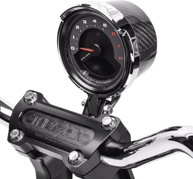 THRASHIN SUPPLY CO. 2210-0646 Gauge Relocation Kit - Front - Chrome — image 6 of 11