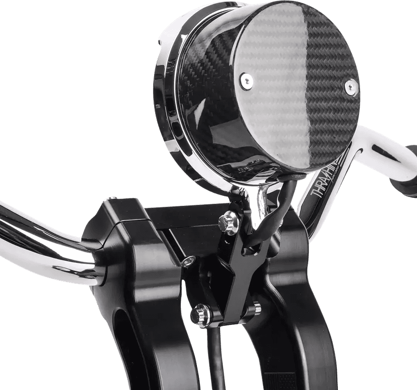 THRASHIN SUPPLY CO. 2210-0646 Gauge Relocation Kit - Front - Chrome — image 7 of 11