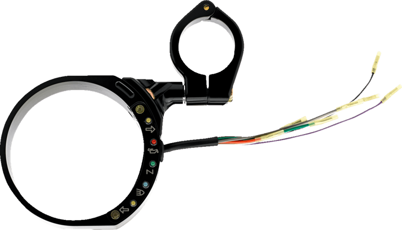 JOKER MACHINE 2210-0649 Speedometer Side Mount - Left - Black — image 2 of 3