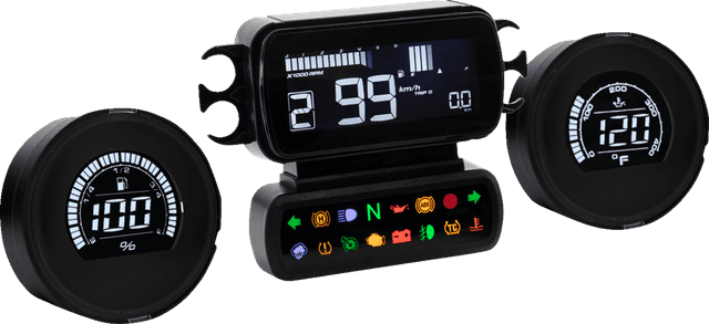 KOSO NORTH AMERICA 2210-0697 Complete D2 Gauge Kit - LCD - HD Touring/Trike — image 1 of 4