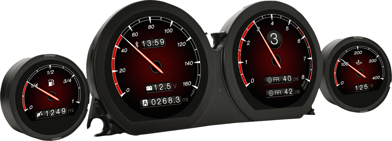 KOSO NORTH AMERICA 2210-0702 HD-03X | TFT Gauge Set - Harley-Davidson®