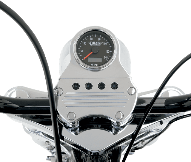 DRAG SPECIALTIES 2212-0106 Snap-In Indicator Light - Turn - Black Bezel — image 2 of 2