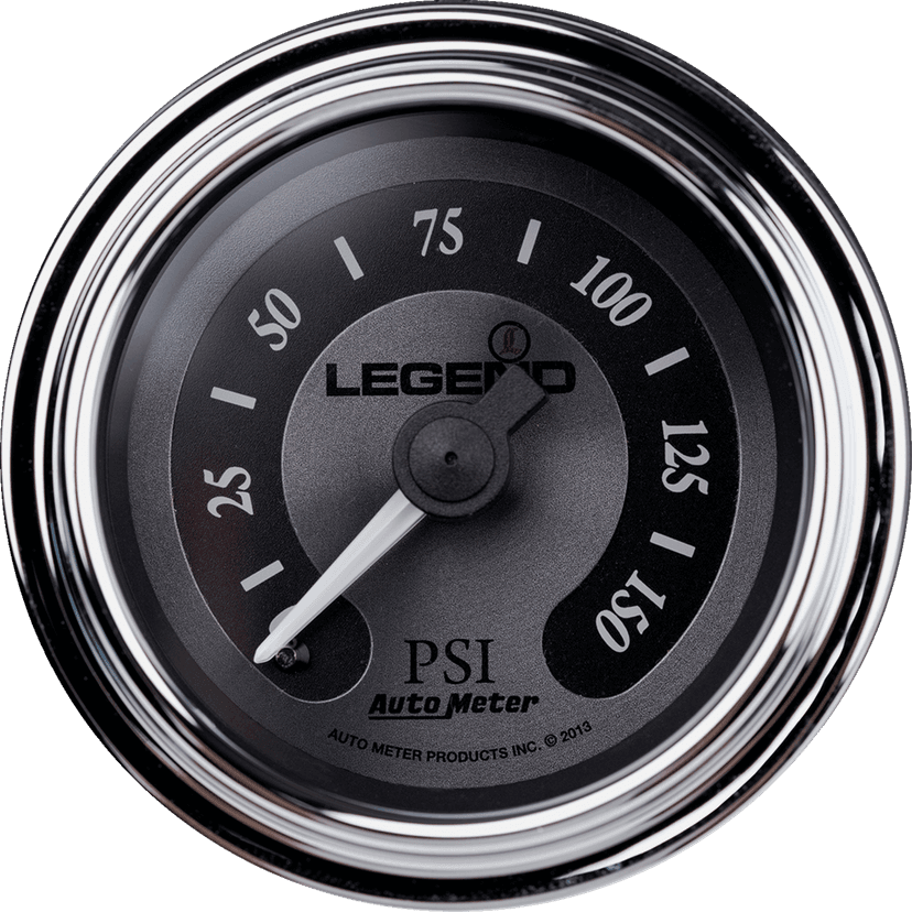 LEGEND SUSPENSION 2212-0493 Fairing Mounted LED Backlit PSI Gauges - Titanium