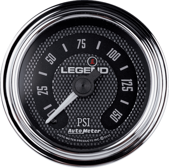 LEGEND SUSPENSION 2212-0494 Fairing Mounted LED Backlit PSI Gauges - Diamond Cut