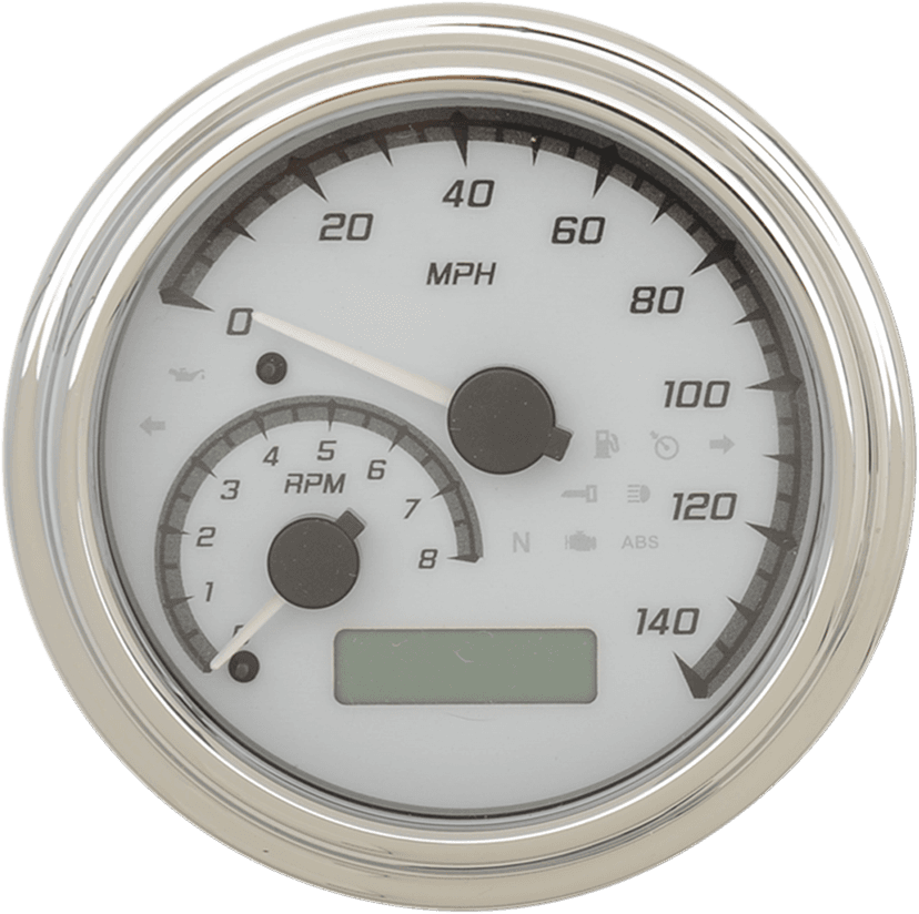 DAKOTA DIGITAL 2212-0582 MVX Series Analog Gauge System - White/Gray/Chrome