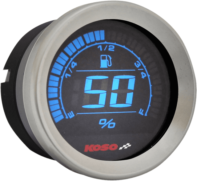 KOSO NORTH AMERICA 2212-0601 2" Fuel Level Gauge - Chrome — image 1 of 2
