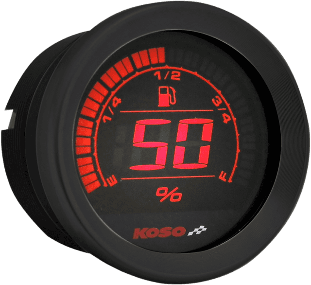 KOSO NORTH AMERICA 2212-0602 2" Fuel Level Gauge - Black — image 2 of 2