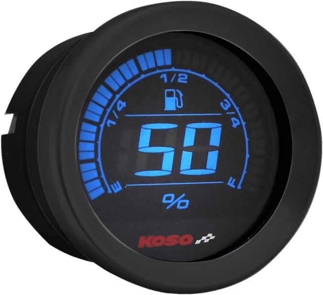 KOSO NORTH AMERICA 2212-0602 2" Fuel Level Gauge - Black — image 1 of 2