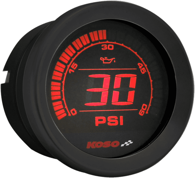 KOSO NORTH AMERICA 2212-0606 2" Oil Pressure Gauge - Black — image 2 of 2