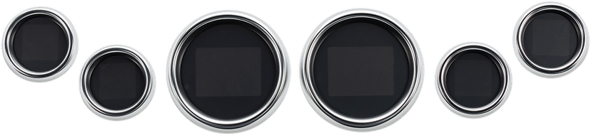 DAKOTA DIGITAL 2212-0747 MLX 6-Gauge Instrument Kit - Chrome Bezel - Touring '99-'03 — image 3 of 3
