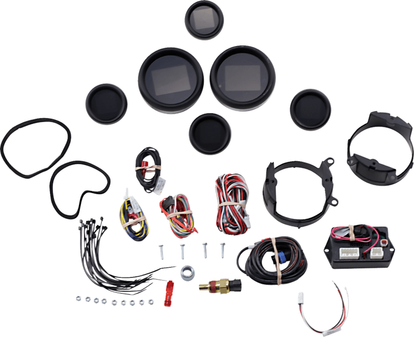 DAKOTA DIGITAL 2212-0748 MLX 6-Gauge Instrument Kit - Black Bezel - Touring - '99-'03 — image 2 of 2
