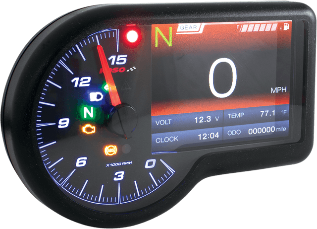 KOSO NORTH AMERICA 2212-0828 RX-3 Gauge - Black — image 2 of 4