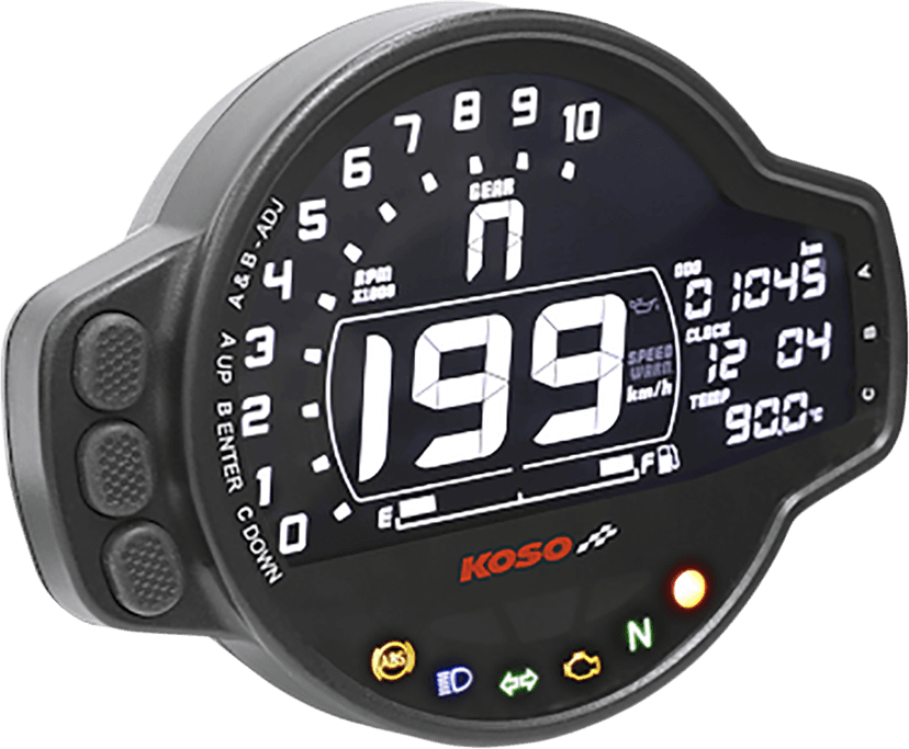 KOSO NORTH AMERICA 2212-0832 MS-01 Multifunctional Gauge - Universal — image 3 of 3
