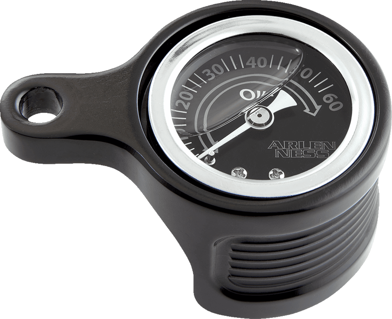 ARLEN NESS 2212-0871 Oil Pressure Gauge Kit - Method® - Black Anodized