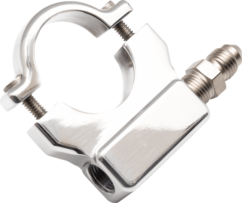 FEULING OIL PUMP CORP. 2212-0878 Oil Pressure Gauge Mount - 1" - Chrome