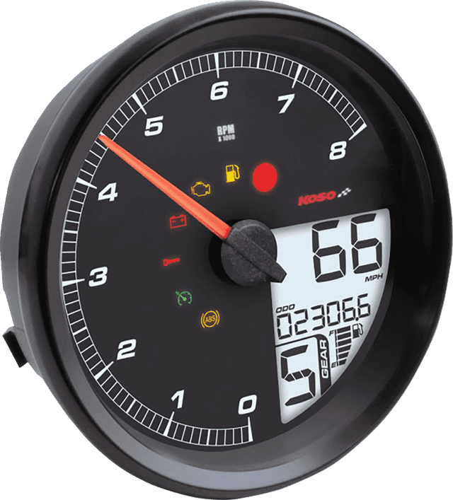 KOSO NORTH AMERICA 2212-0892 HD-05 Multifunction Meter - Black — image 1 of 5
