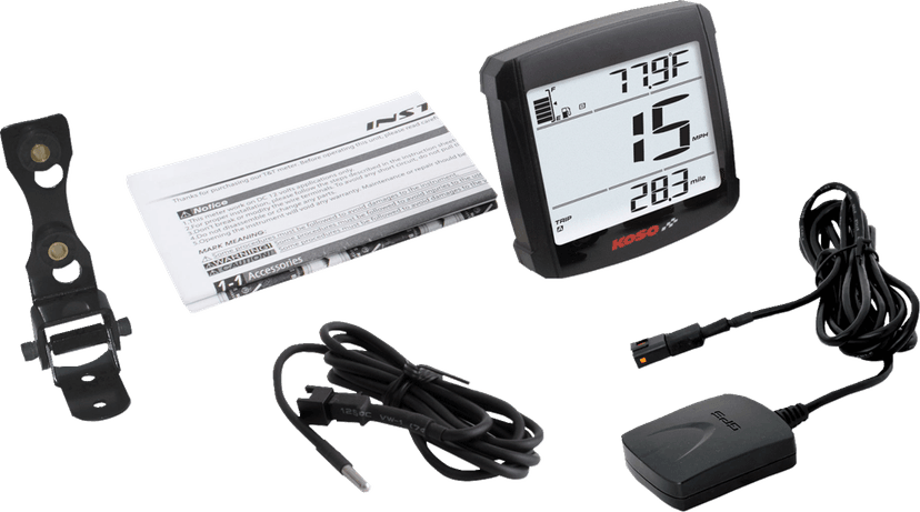 KOSO NORTH AMERICA 2212-0909 XR-01 GPS Speedometer with Sensor — image 2 of 5