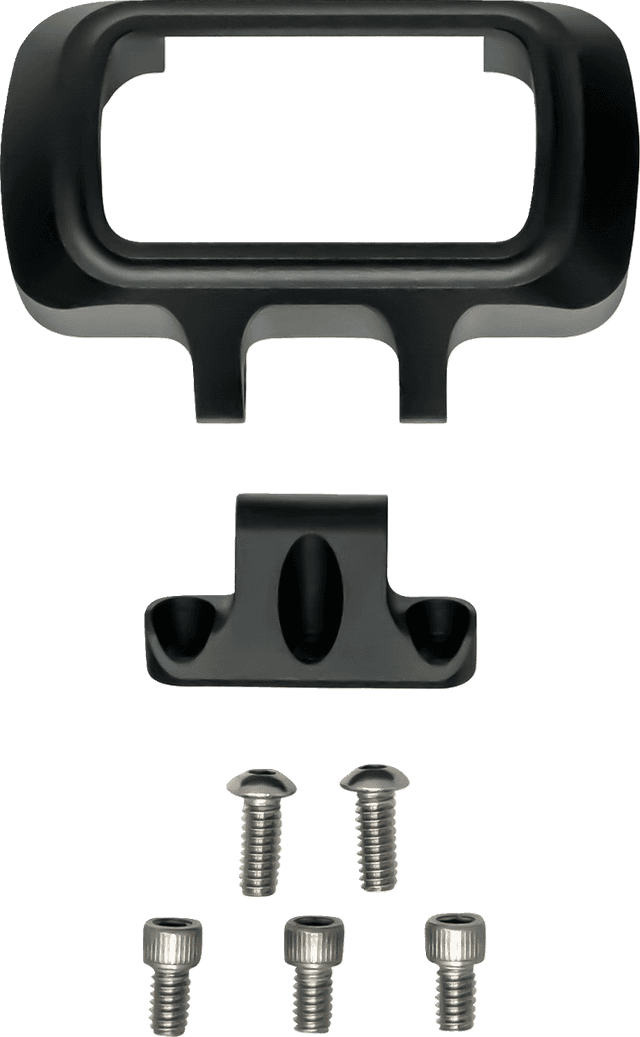 KODLIN USA 2212-0910 Digital Gauge Bezel - For Ascent Pro Riser - Anodized Black - HD Softail '18-'24