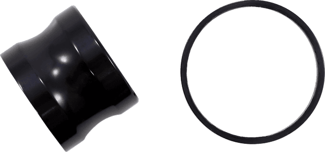COVINGTONS 0222-0628 Axle Spacers - Smooth - Black - with ABS - Pair — image 1 of 2