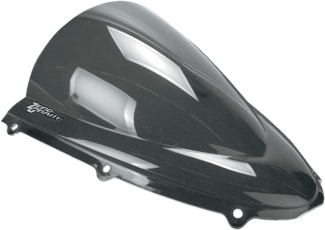 ZERO GRAVITY 2301-0515 Double Bubble Windscreen - Clear - ZX6R/RR