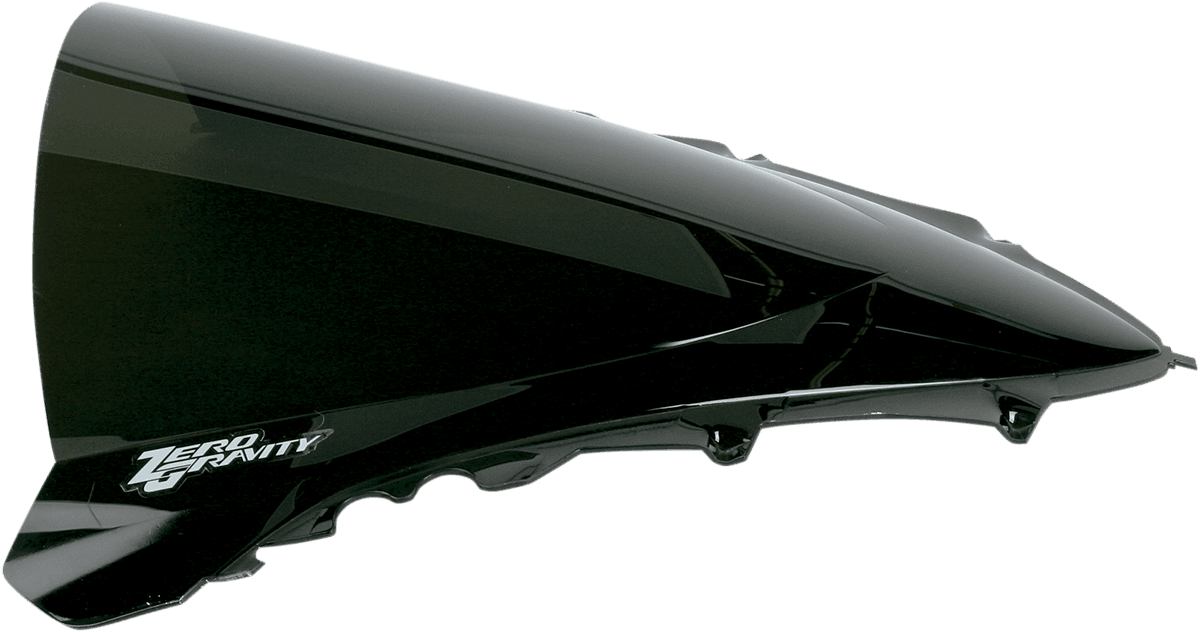 ZERO GRAVITY 2301-0737 Double Bubble Windscreen - Dark Smoke - YZF-R1