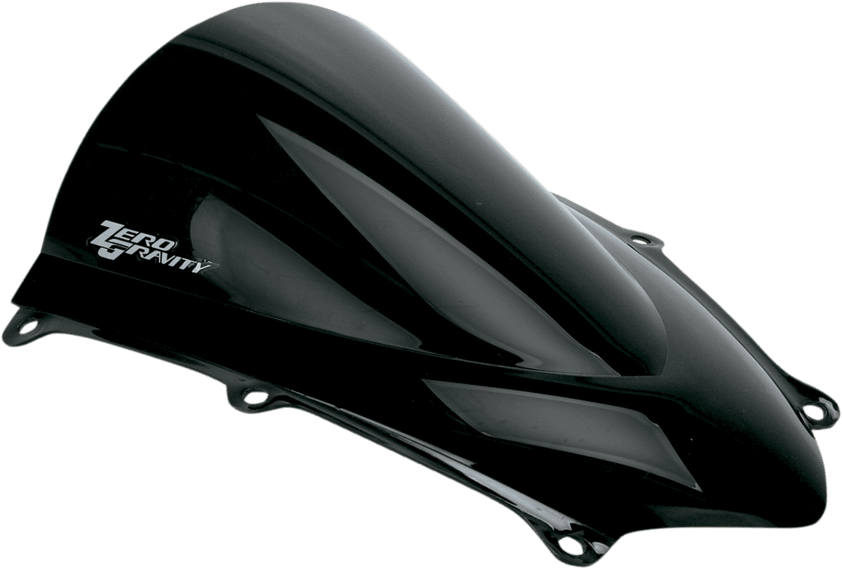 ZERO GRAVITY 2301-0845 Double Bubble Windscreen - Dark Smoke - CBR 600RR