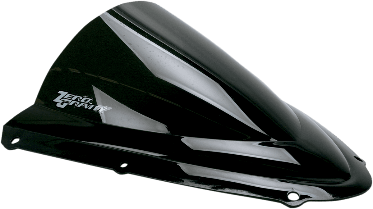 ZERO GRAVITY 2301-0993 Double Bubble Windscreen - Dark Smoke - GSXR 6/750