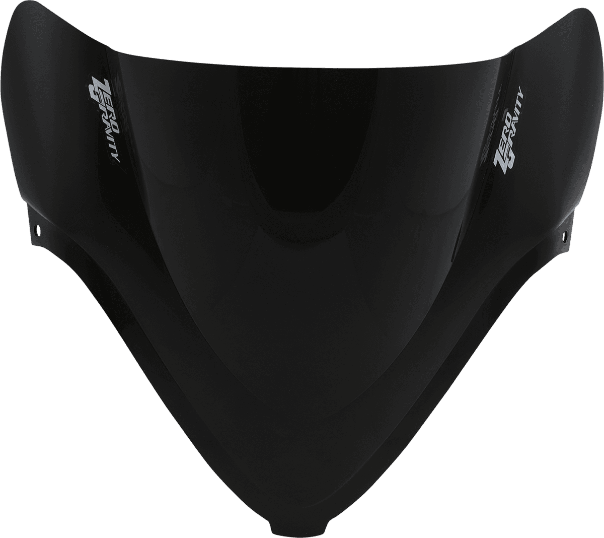 ZERO GRAVITY 2301-1002 Double Bubble Windscreen - Dark Smoke - Hayabusa